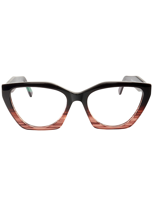 Armação de Óculos Quadrado P26YS Preto Degrade