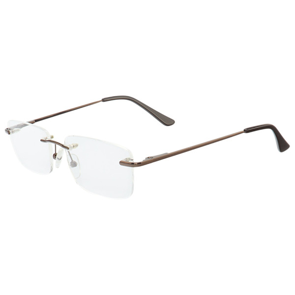 Armação de Óculos Retangular Balgriff Parafusada MT6882 Bronze