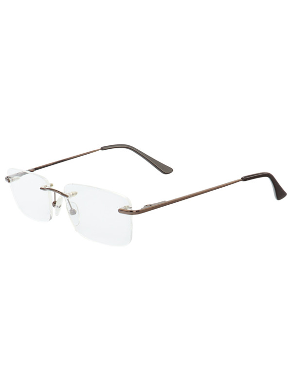 Armação de Óculos Retangular Balgriff Parafusada MT6882 Bronze