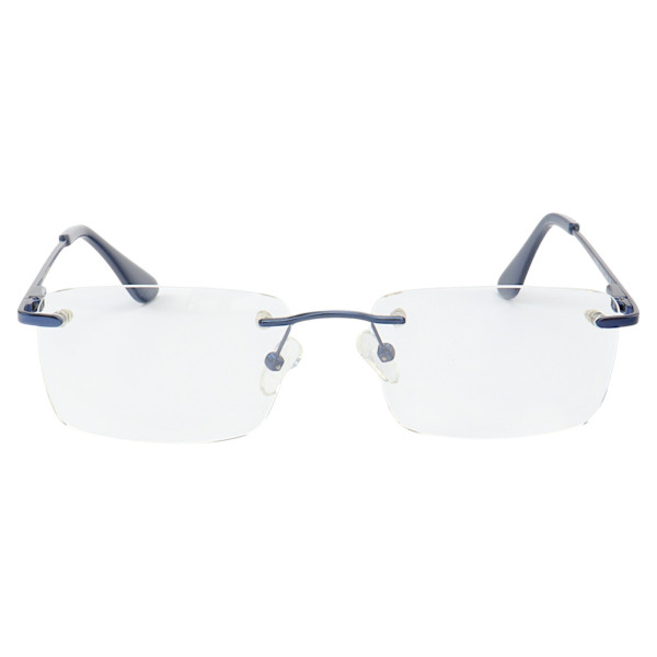 Armação de Óculos Retangular Balgriff Parafusada MT6882 Azul