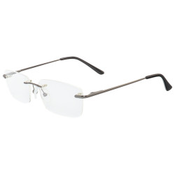 Armação de Óculos Retangular Balgriff Parafusada MT6882 Grafite