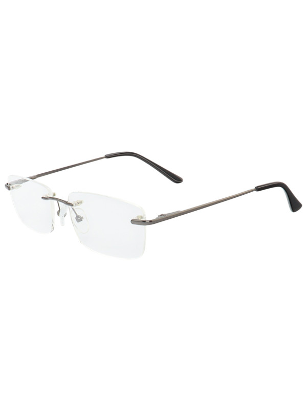 Armação de Óculos Retangular Balgriff Parafusada MT6882 Grafite