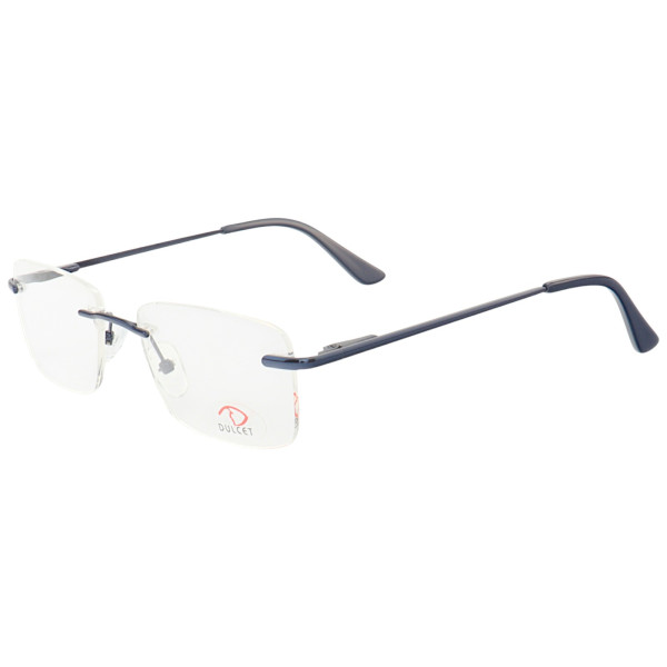 Armação de Óculos Flutuante Sem Aro Leve De Titanium Azul