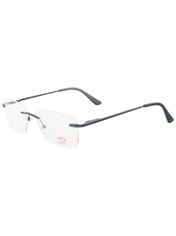 Armação de Óculos Flutuante Sem Aro Leve De Titanium Azul