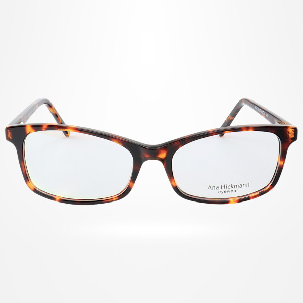 Armação de Óculos Retangular AH2170 Marrom Tartaruga