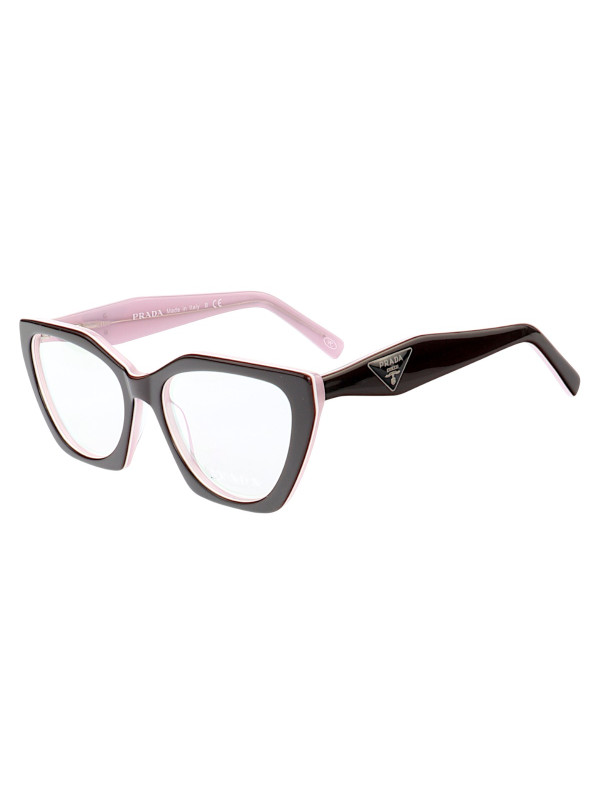 Armação de Óculos Quadrado P26YS Preto e Rosa