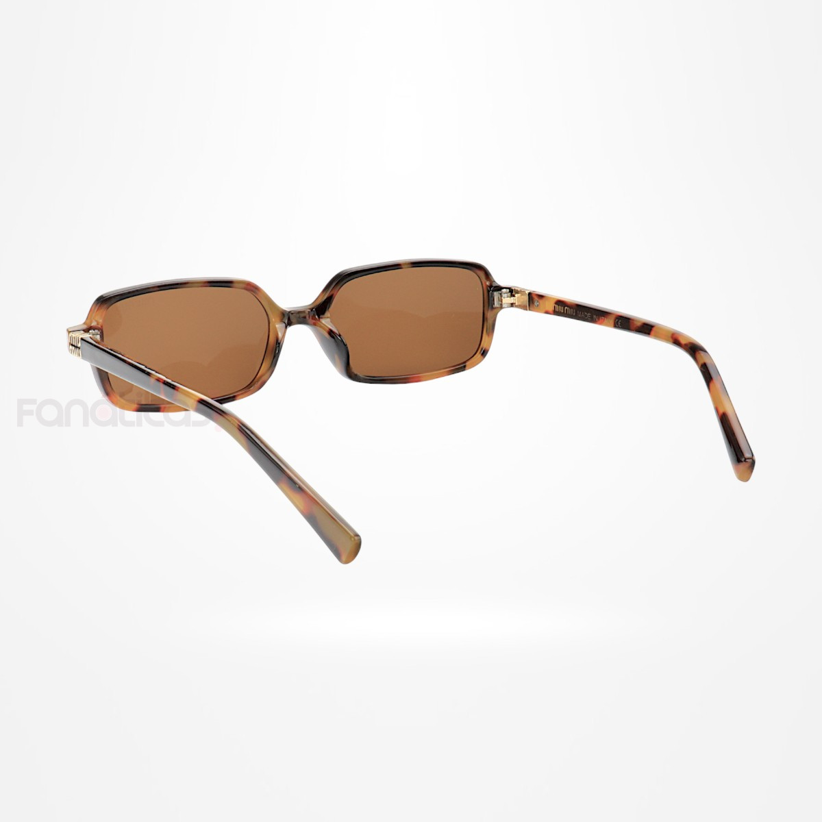 Óculos de Sol Retangular MM 8904 Tartaruga e Lente Marrom
