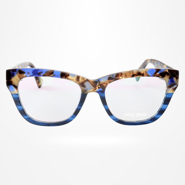 Armação de Óculos Gatinho VMV03UV Azul Tartaruga