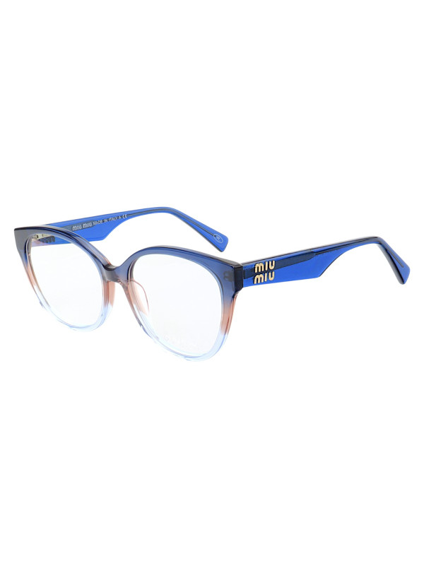 Armação de Óculos Oval MM01 Azul Degrade