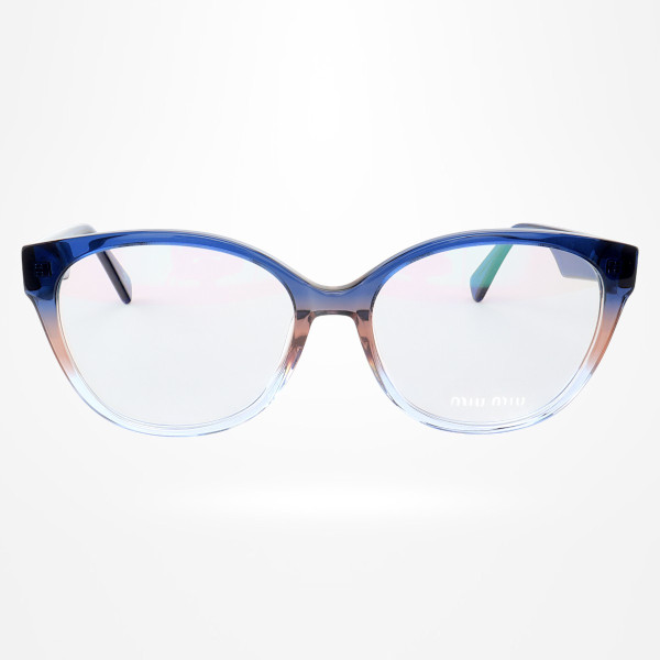 Armação de Óculos Oval MM01 Azul Degrade