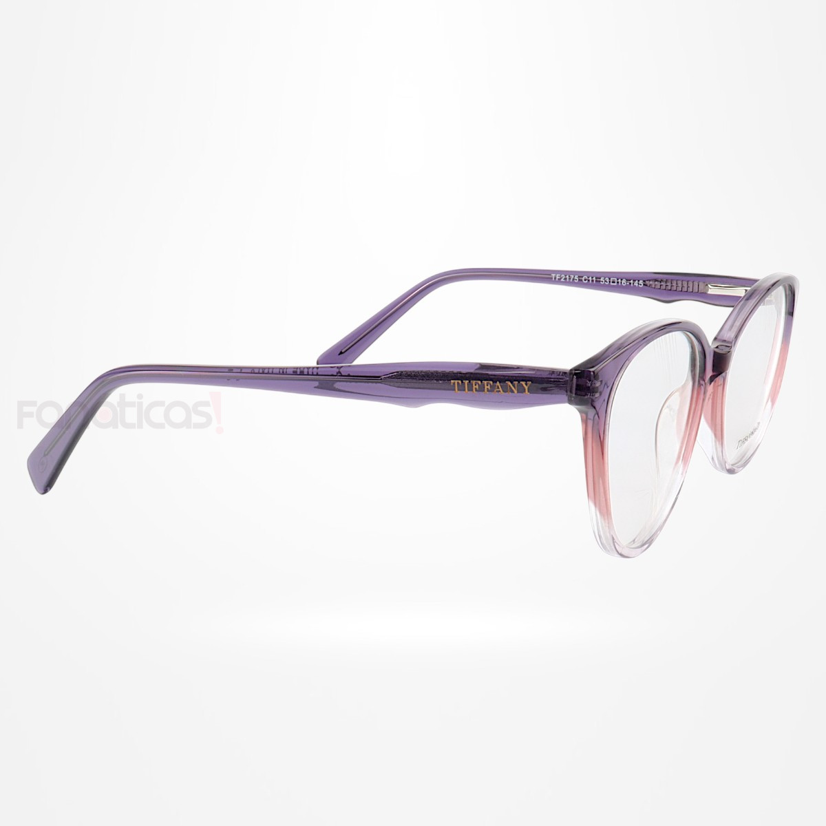 Armação de Óculos Oval TF2175 Roxo Degrade
