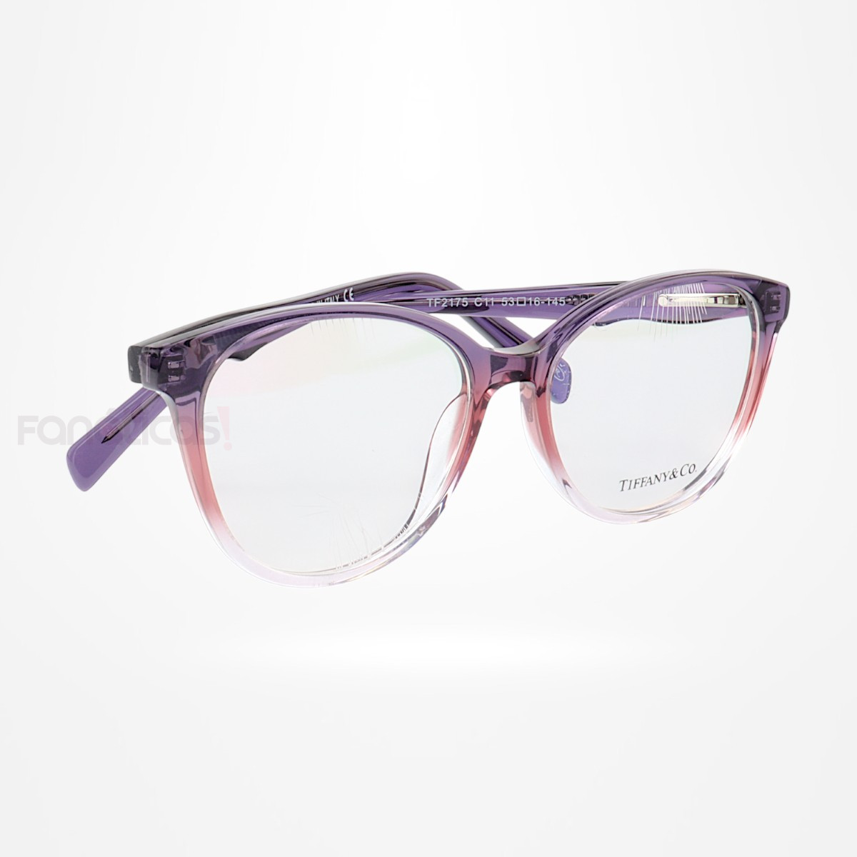 Armação de Óculos Oval TF2175 Roxo Degrade