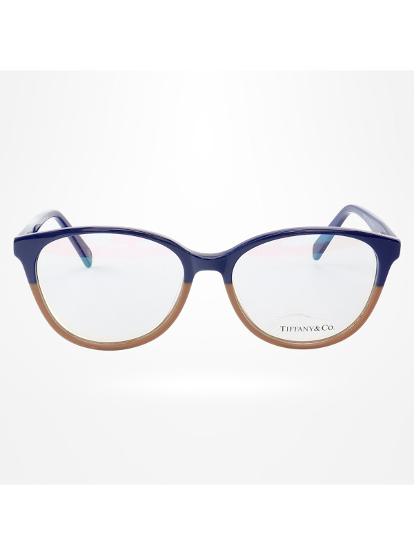 Armação de Óculos Oval TF2175 Azul e Nude