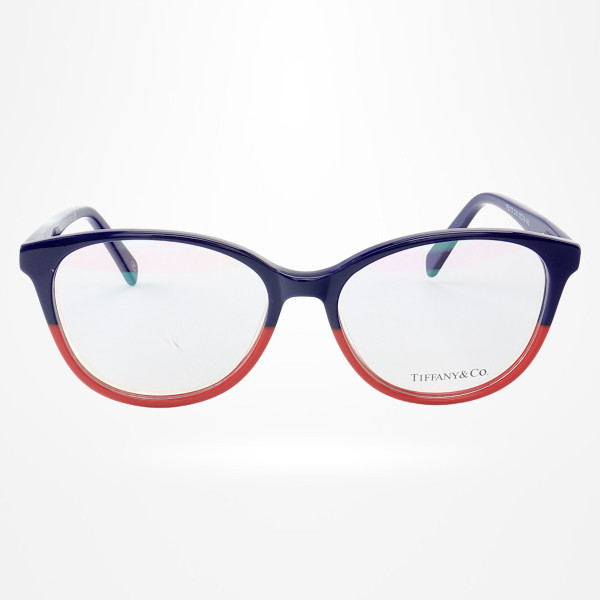 Armação de Óculos Oval TF2175 Azul e Vermelho