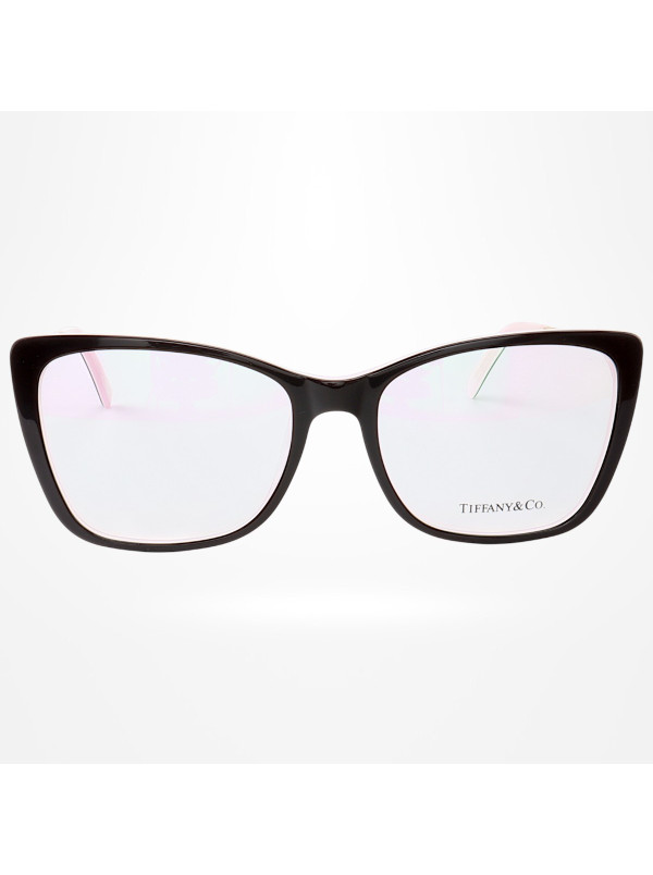 Armação de Óculos Quadrada TF2162 Preto e Rosa