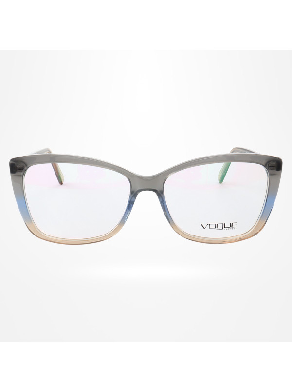 Armação de Óculos Quadrada VO5192 Azul Degrade