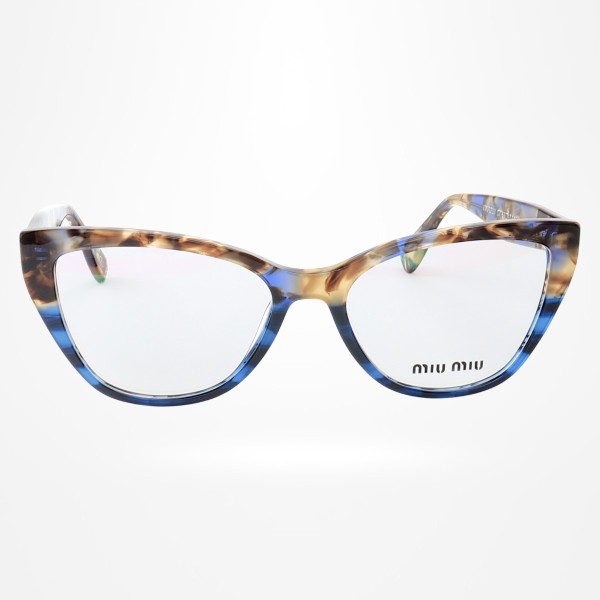 Armação de Óculos Gatinho VMV02UV Azul Tartaruga