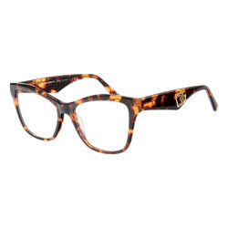 Armação de Óculos Quadrada DG5032 Marrom Tartaruga