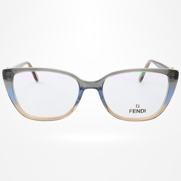 Armação de Óculos Gatinho FF5249 Azul Degrade