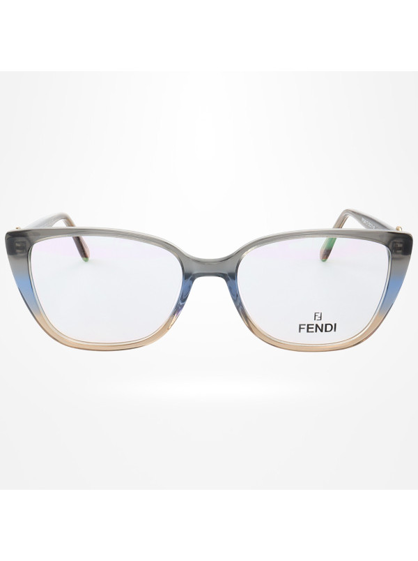 Armação de Óculos Gatinho FF5249 Azul Degrade