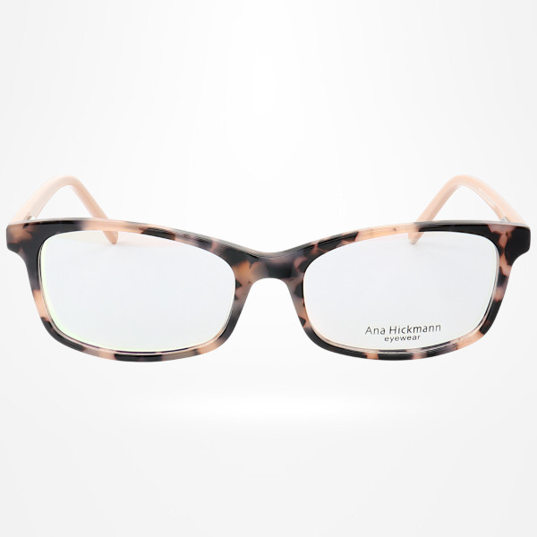 Armação de Óculos Retangular AH2170 Rosa Tartaruga