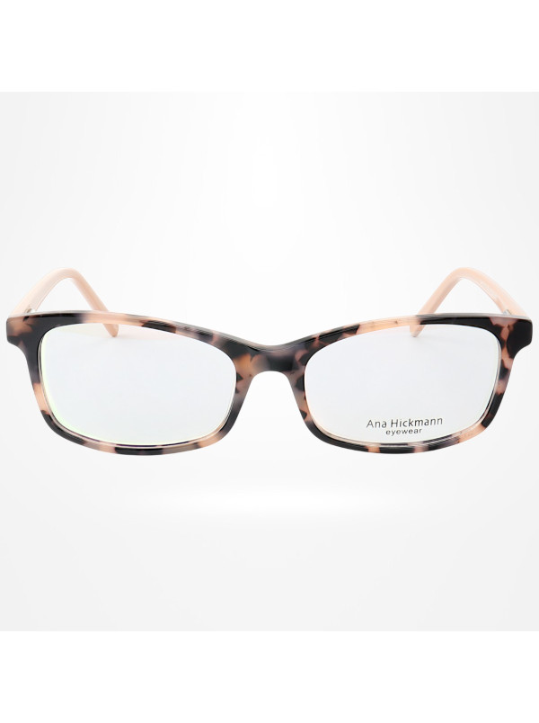 Armação de Óculos Retangular AH2170 Rosa Tartaruga