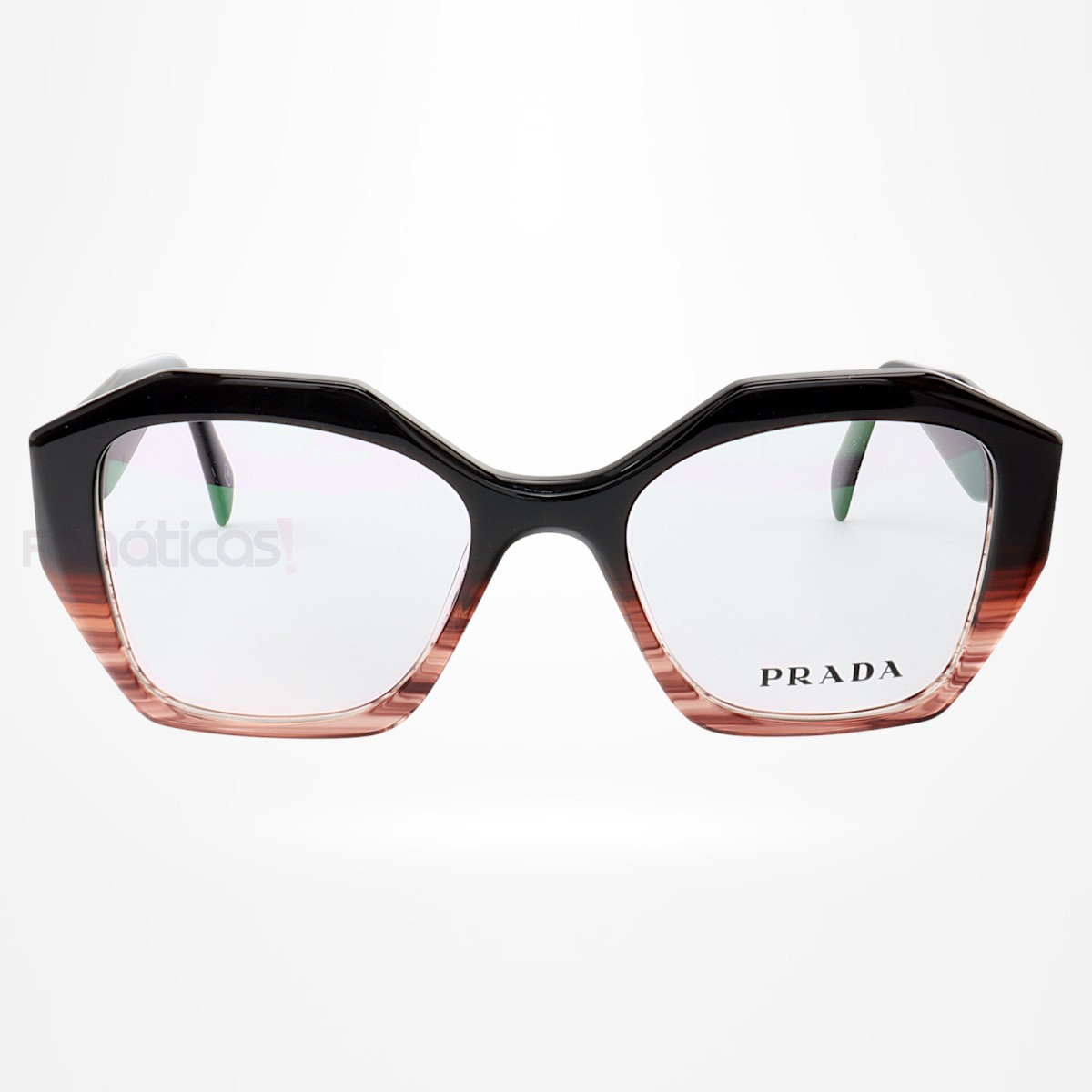 Armação de Óculos Quadrado PD58 Preto Degrade