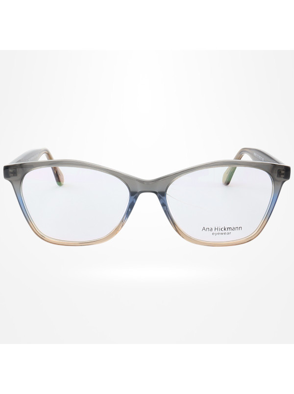 Armação de Óculos Quadrado AH6451 Cinza Escuro Degrade