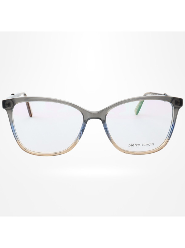 Armação de Óculos Quadrada  PC8470 Cinza Escuro Degrade