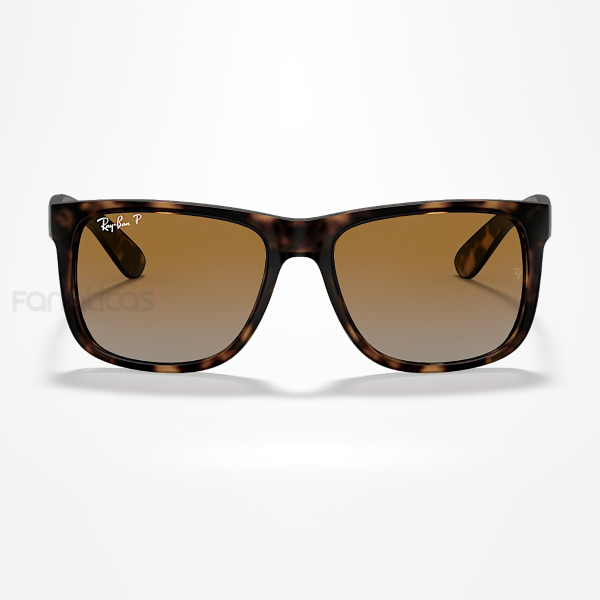 Óculos de Sol Justin Tartaruga e Lente Marrom Degrade RB4165