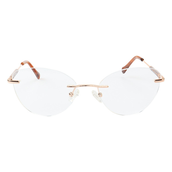 Armação de Óculos Gatinho Balgriff YY3002 Dourado