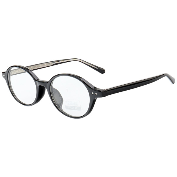 Armação de Óculos Oval RM0747 Preto