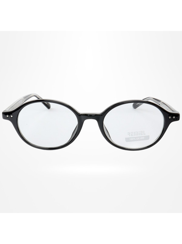 Armação de Óculos Oval RM0747 Preto