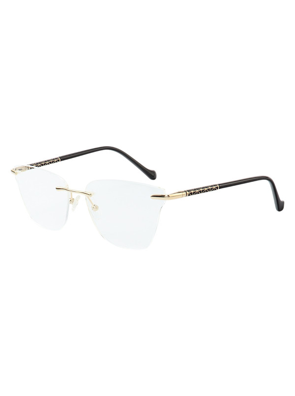 Armação de Óculos Gatinho Balgriff YY3003 Preto