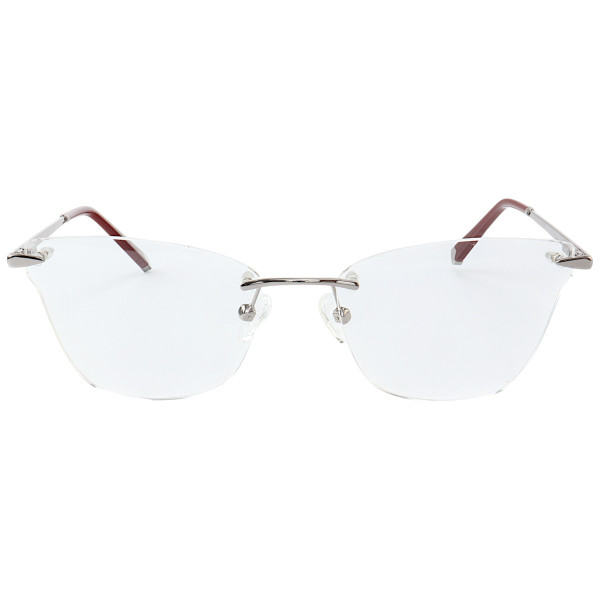 Armação de Óculos Gatinho Balgriff YY3003 Prata