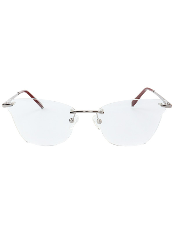 Armação de Óculos Gatinho Balgriff YY3003 Prata