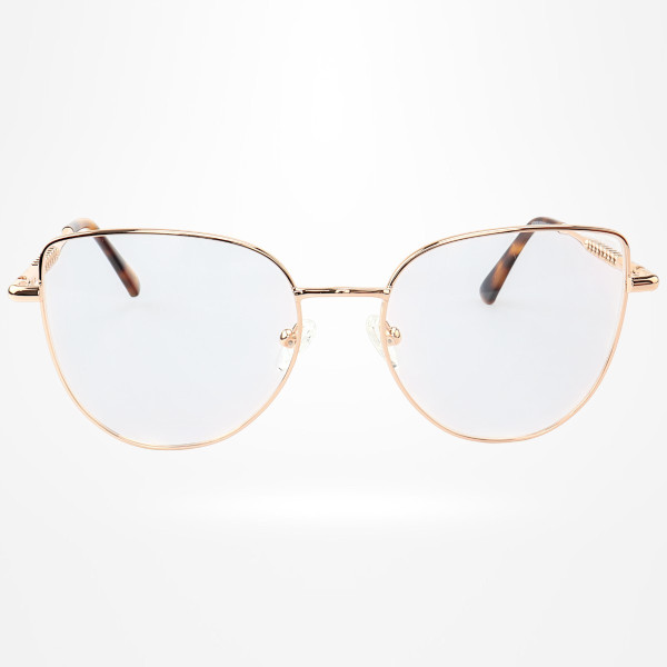 Armação de Óculos Gatinho MT8035 Dourado