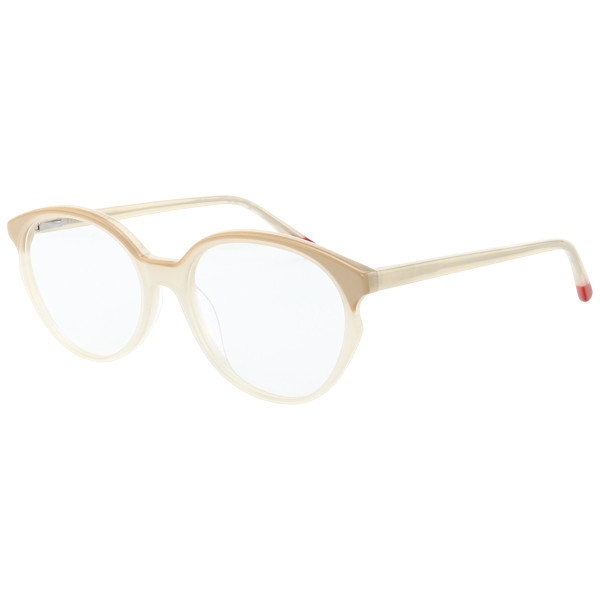 Armação de Óculos Oval MC3836 Creme