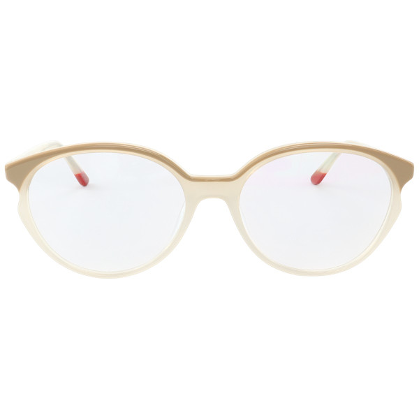 Armação de Óculos Oval MC3836 Creme