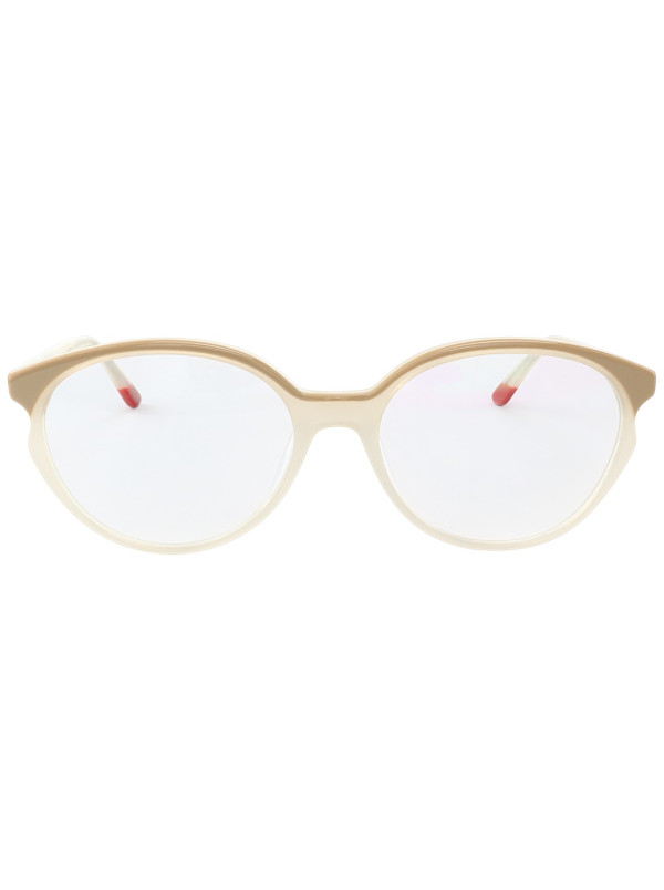 Armação de Óculos Oval MC3836 Creme