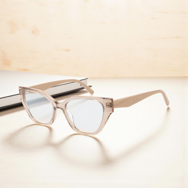 Armação de Óculos Quadrado MC3943 Nude Translucida