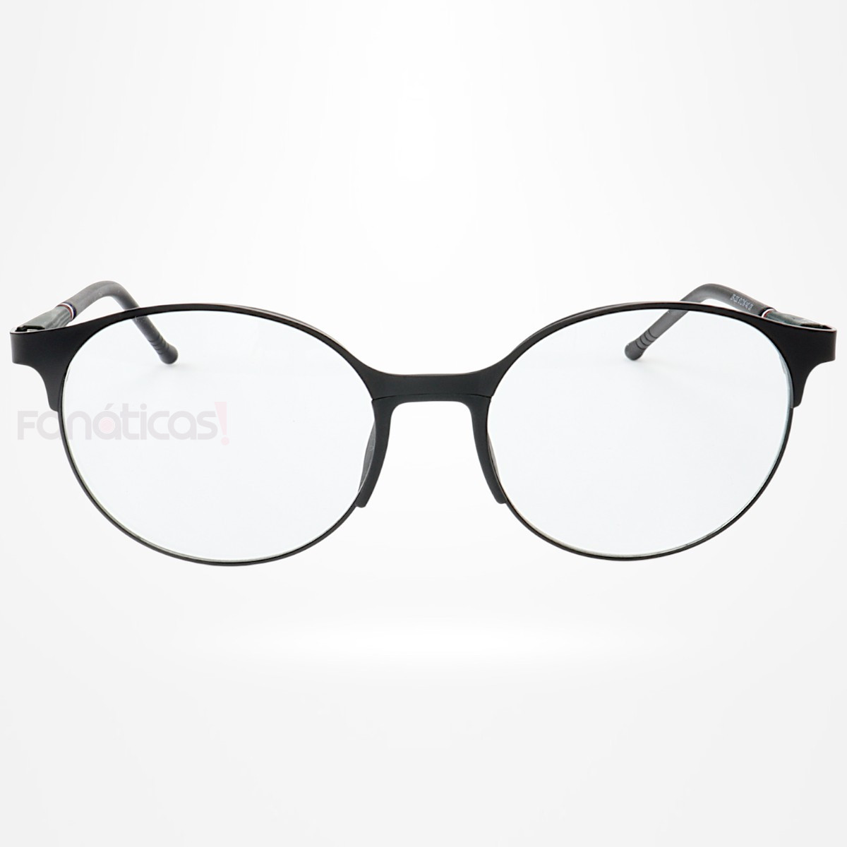 Armação de Óculos Redonda ZR233 Preto e Verde