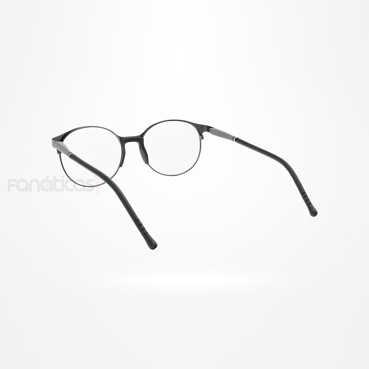 Armação de Óculos Redonda ZR233 Preto e Cinza