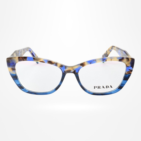 Armação de Óculos Gatinho PD102 Azul Tartaruga