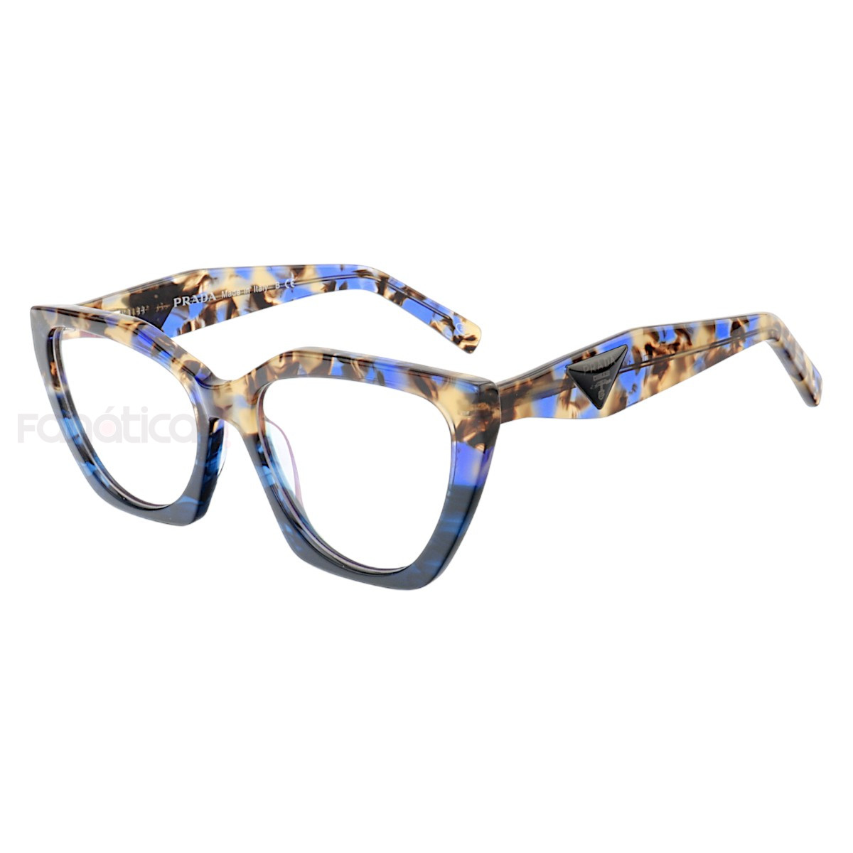 Armação de Óculos Quadrado P26YS Azul Tartaruga