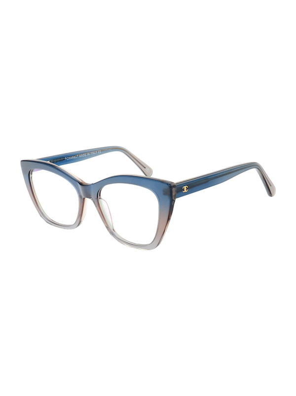 Armação de Óculos Gatinho CH3340 Azul Degrade