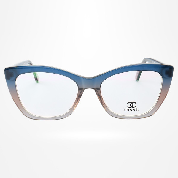 Armação de Óculos Gatinho CH3340 Azul Degrade