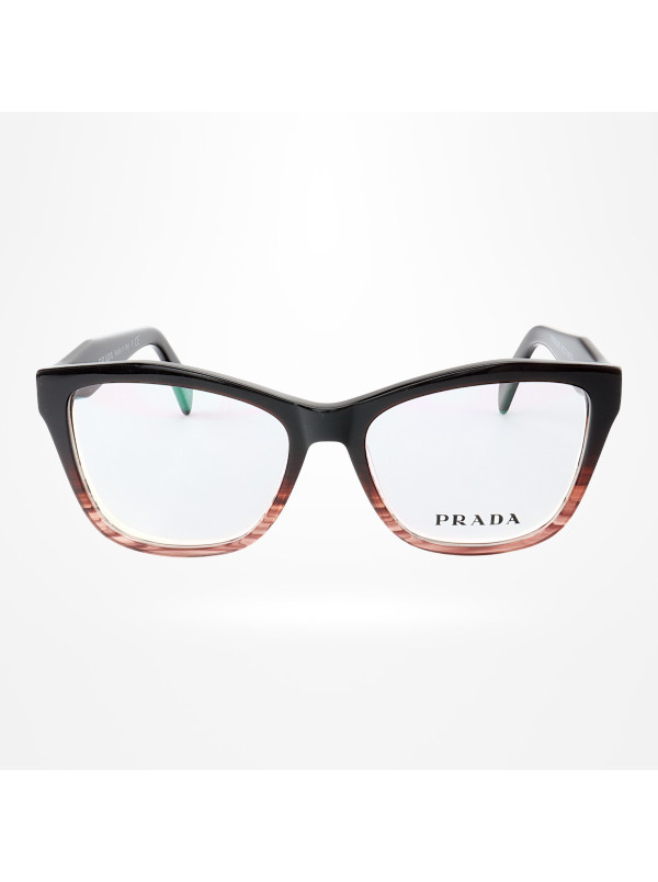 Armação de Óculos Quadrado PD0801 Preto Degrade