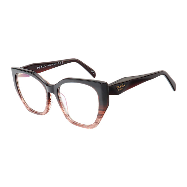 Armação de Óculos Quadrado PD18W Preto Degrade