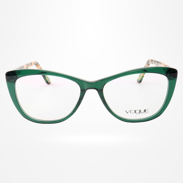 Armação de Óculos Gatinho VO4192 Verde e Tartaruga